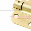 Prime-Line Door Hinge Commercial UL Adjust Self-Close, 3-1/2 in. with 5/8 in. Corners, Satin Brass 3 Pack U 1158963